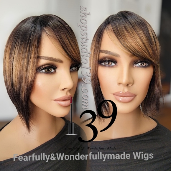 Lite weight bang wig perfect for all skin tones - Picture 1 of 5